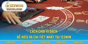 Cách Chơi Xì Dách Dễ Hiểu Và Chi Tiết Nhất Tại 123WIN